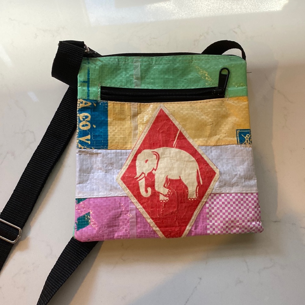 Crossbody recycled bag